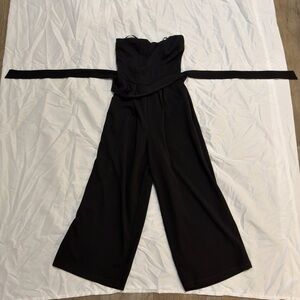 Emerald Sundae Elegant Black Jumpsuit